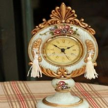 European character clock of resin Home furnishing articles clock Business watch images