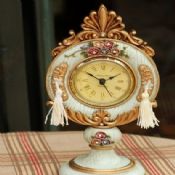 Horloge de caractère européen de résine maison ameublement articles horloge montre Business images