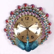 Art peacock clock Home decoration images