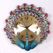 Art peacock clock Home decoration images