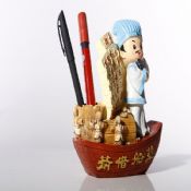 Creative zhuge kongming brush pot The study desk furnishing articles images