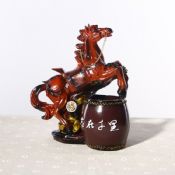 The horse resin brush pot furnishing articles images