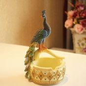 The peacock ashtray images