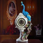 The peacock furnishing articles clock images
