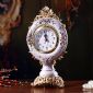 Resin European court clock small picture