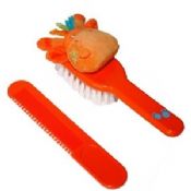 Baby wind curve comb and brush set images