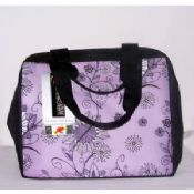 Almuerzo bolso bolso de Duffle refrigerador por termo Raya púrpura Floral images