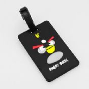 3D soft PVC customized rubber luggage tag images
