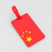 PVC flag luggage bag tag images