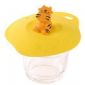 New creative cartoon animal tiger top casing cover silicone cup lids small picture