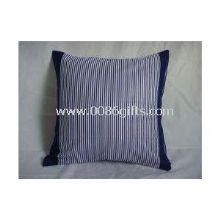 Cushion with 2 blue sidings images