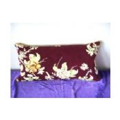 Flower printed canvas cushion images