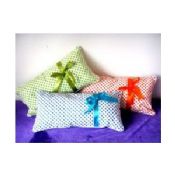 Printed dotted canvas cushion images