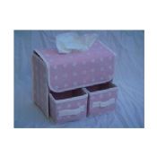 Tissue box with two drewers images