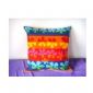 Printed canvas cushion,edged four sides small picture