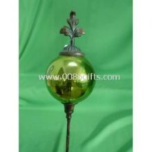 Decorative ball garden stakes images