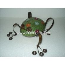 Mini Frog with green color Garden Animal Statues for childrens toys images