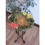 Customized design resin / ceramic birdbath images