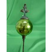 Decorative ball garden stakes images