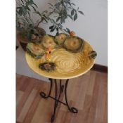 jardín de la resina / aves de cerámica al aire libre baños para los ornamentos images