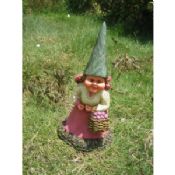 Résine de stock mini Funny Gnomes de jardin images