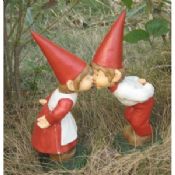 Non toxique polyresin artisanat drôle Gnomes de jardin images