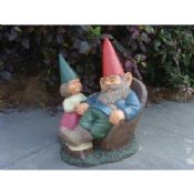 Terre cuite stylé drôle Gnomes de jardin avec pot suitalbe pour le souvenir images