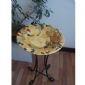 Contemporary small ceramic / resin bird bath small picture