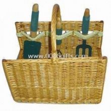 Picnic Willow Basket/Wine Gift Basket images