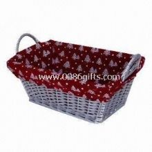 Willow Utility Basket with Two Handle images