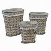 Corn Rope Laundry Basket/Storage Box images
