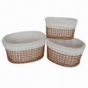 Many Colors/Styles Willow Storage Boxes/Picnic Baskets images