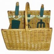 Picnic Willow Basket/Wine Gift Basket images