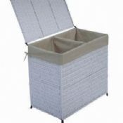 Willow Laundry Hamper/Basket with two Lattice images