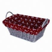 Willow Utility Basket with Two Handle images