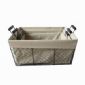 Steel Laundry Basket/Box with Cotton Lining small picture