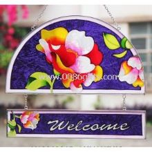 Personalized stained glass sun catcher Decorative Garden Stakes yard decorations images