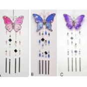 Butterfly shape wind chimes spinner Decorative Garden Stakes images