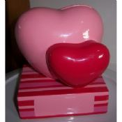 Corazón fresco cerámica caja de dinero images