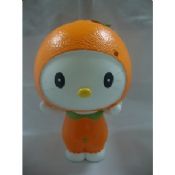 Orange cute girl shape Ceramic Money Box bank images