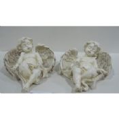 Estátua de Collectible Figurines do anjo querubim a pensar images