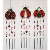 Wind chime colourful bugs shape Decorative Garden Stakes images