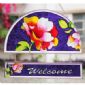 Personalized stained glass sun catcher Decorative Garden Stakes yard decorations small picture