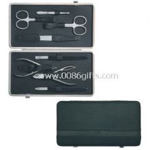 Changing color manicure set in PU pouch images