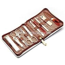 PU Pouch Button Manicure Set images