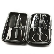 Sparking mini manicure set with button closure images