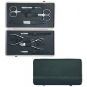 Changing color manicure set in PU pouch images