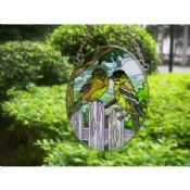 Mano di Tiffany Custom dipinto vetrate Suncatcher modelli pannelli images