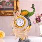Art peacock clock Home decoration small picture