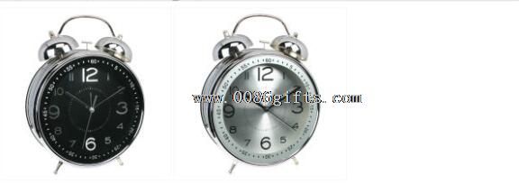 3size Modern Quartz Metal Table Twin Bell Alarm Clock images
